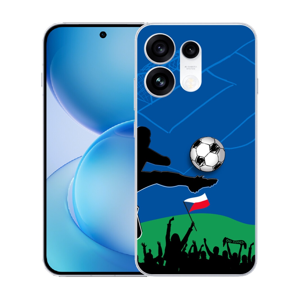 Gélový kryt mmCase na Oppo Reno 16 Pro 5G - fanúšikovia futbalu