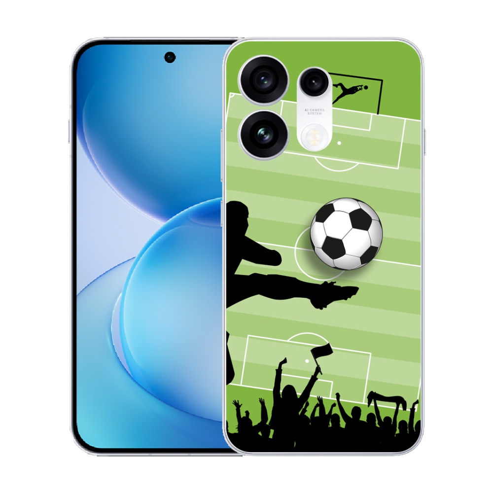 Gélový kryt mmCase na Oppo Reno 16 Pro 5G - futbal 3