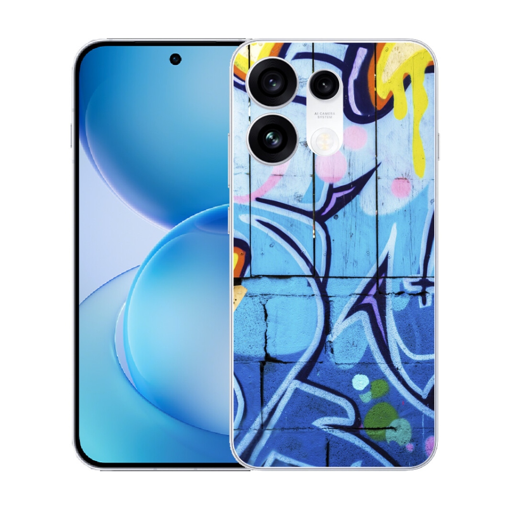 Gélový kryt mmCase na Oppo Reno 16 Pro 5G - graffiti