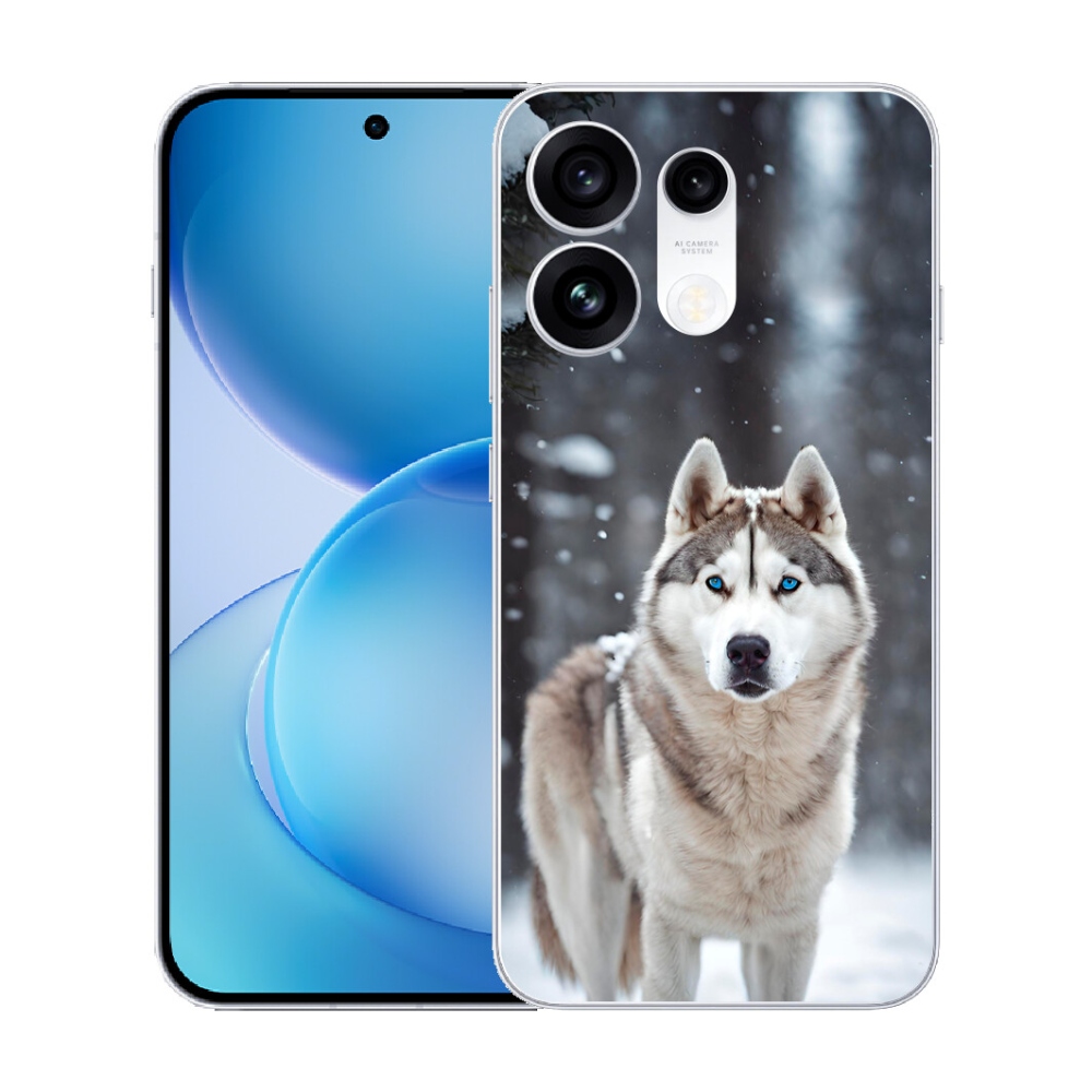Gélový kryt mmCase na Oppo Reno 16 Pro 5G - husky 2