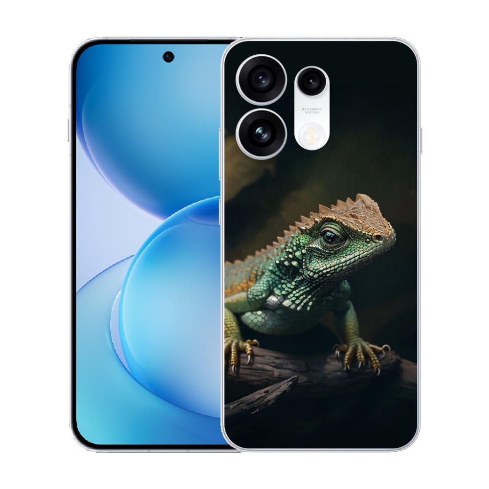 Gélový kryt mmCase na Oppo Reno 16 Pro 5G - jašter
