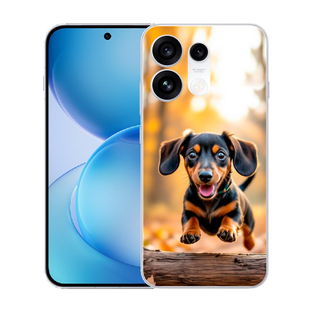 Gélový kryt mmCase na Oppo Reno 16 Pro 5G - jazvečík 2