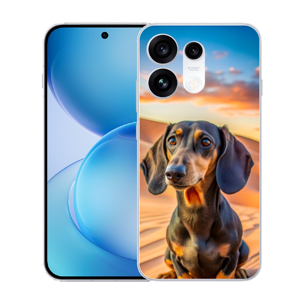 Gélový kryt mmCase na Oppo Reno 16 Pro 5G - jazvečík 3