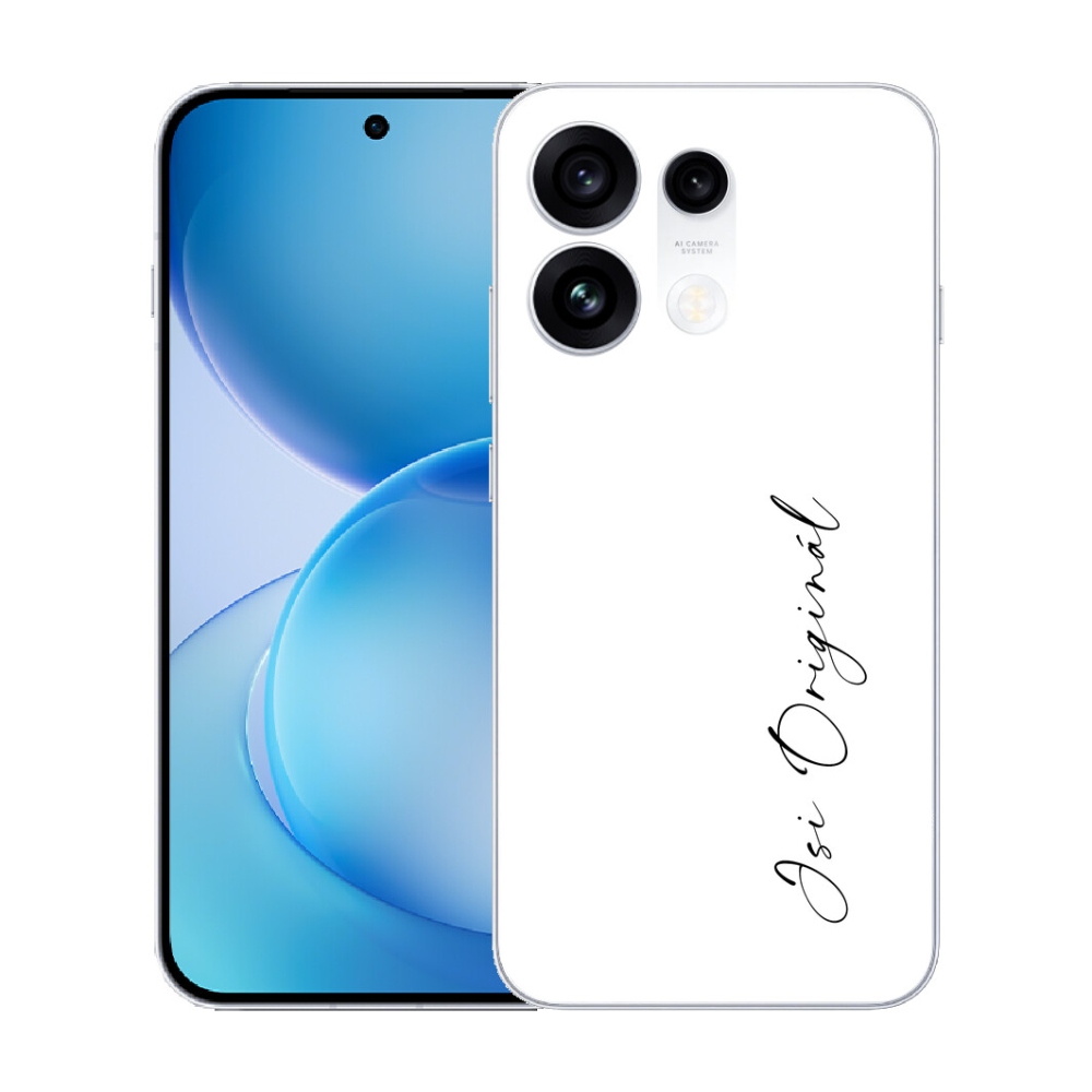 Gélový kryt mmCase na Oppo Reno 16 Pro 5G - si originál biele pozadie