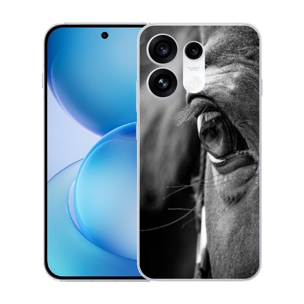 Gélový kryt mmCase na Oppo Reno 16 Pro 5G - konský pohľad