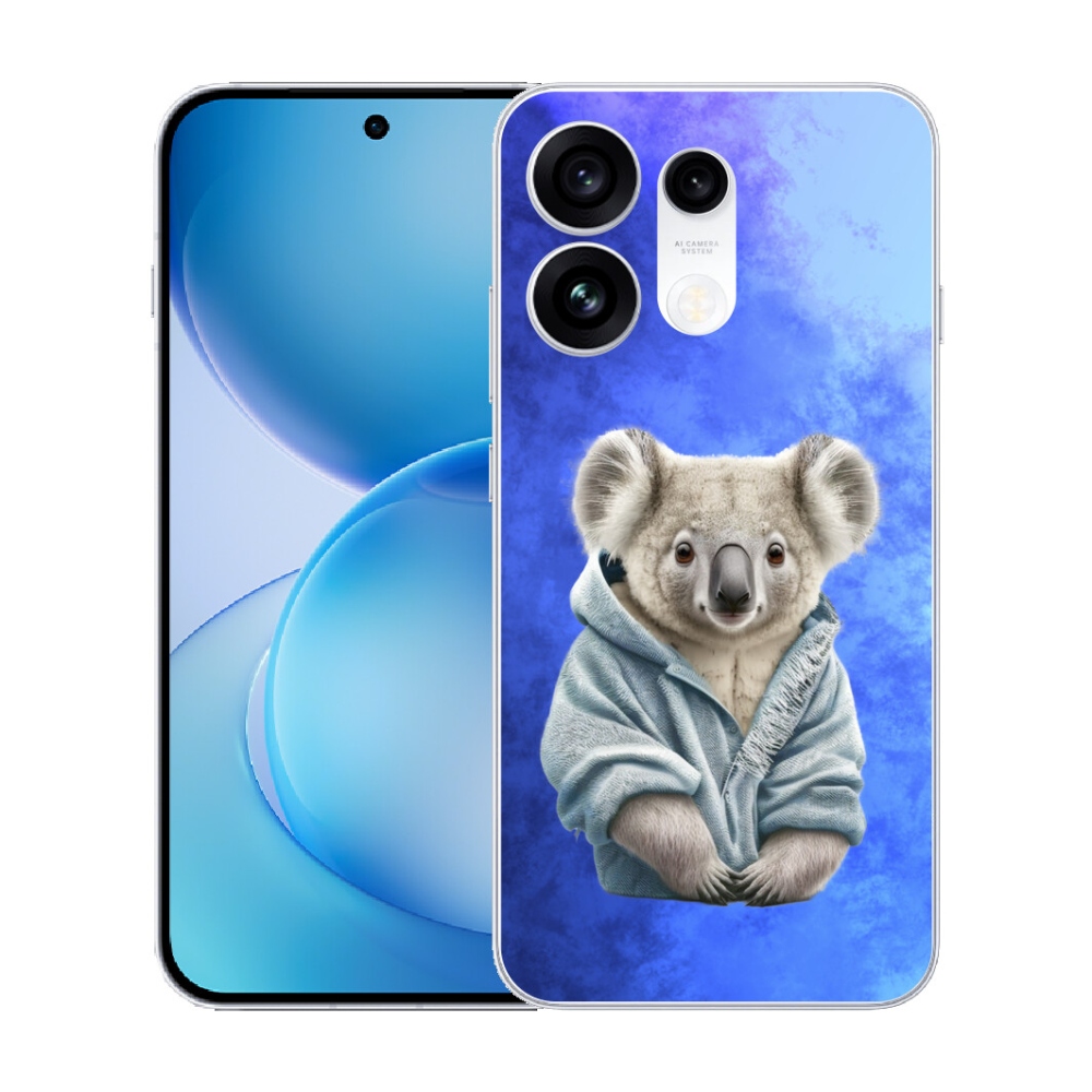 Gélový kryt mmCase na Oppo Reno 16 Pro 5G - koala vo svetri