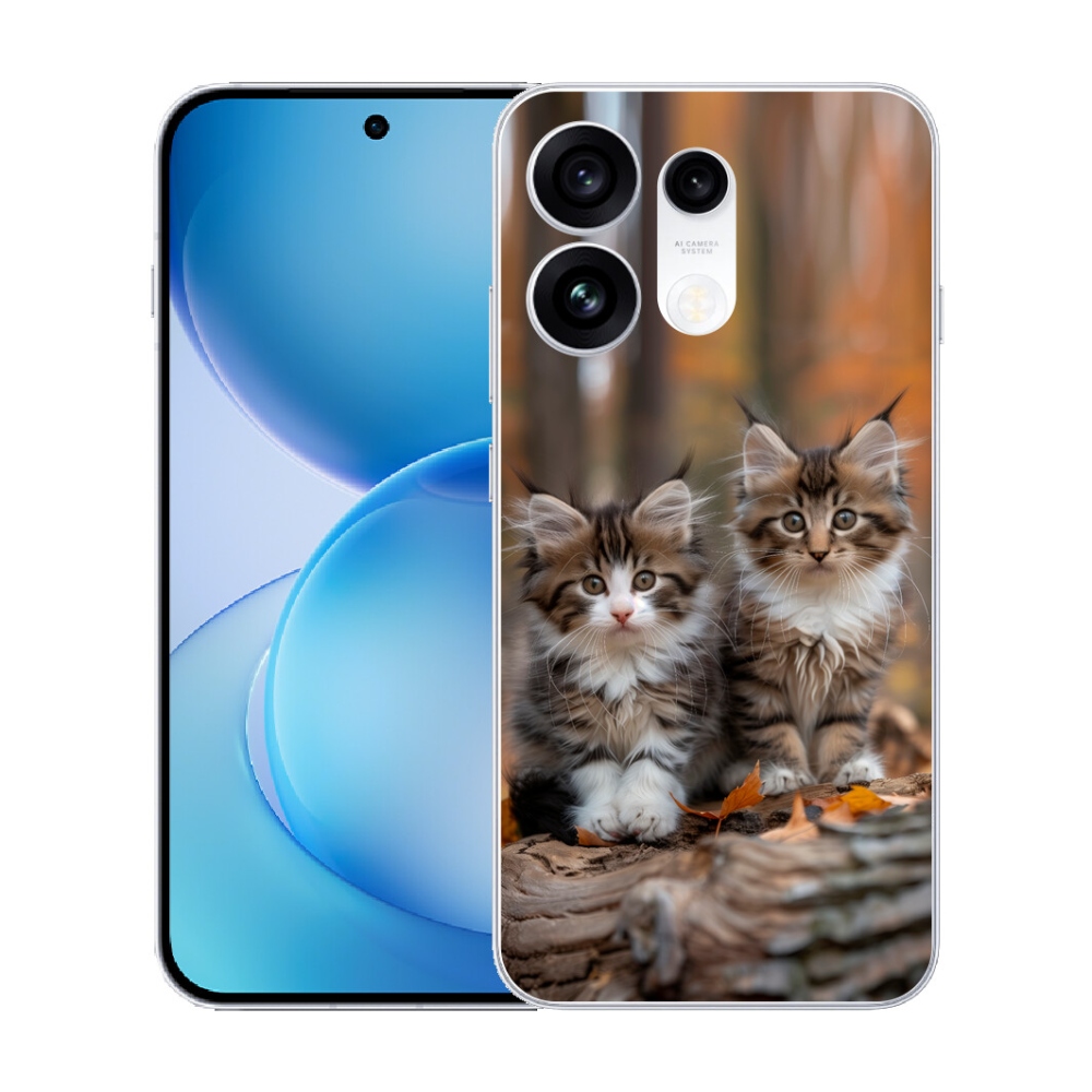 Gélový kryt mmCase na Oppo Reno 16 Pro 5G - mačacie duo 3