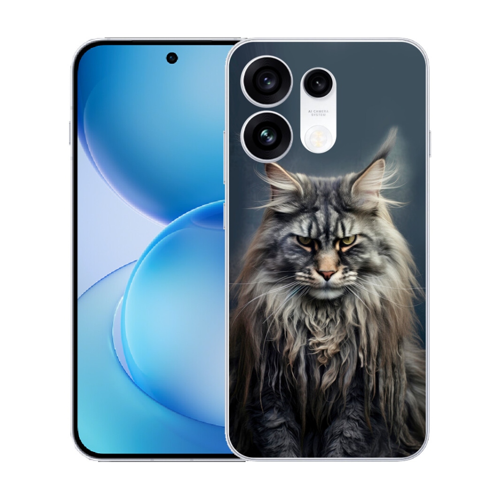 Gélový kryt mmCase na Oppo Reno 16 Pro 5G - mačacie pohľad 4