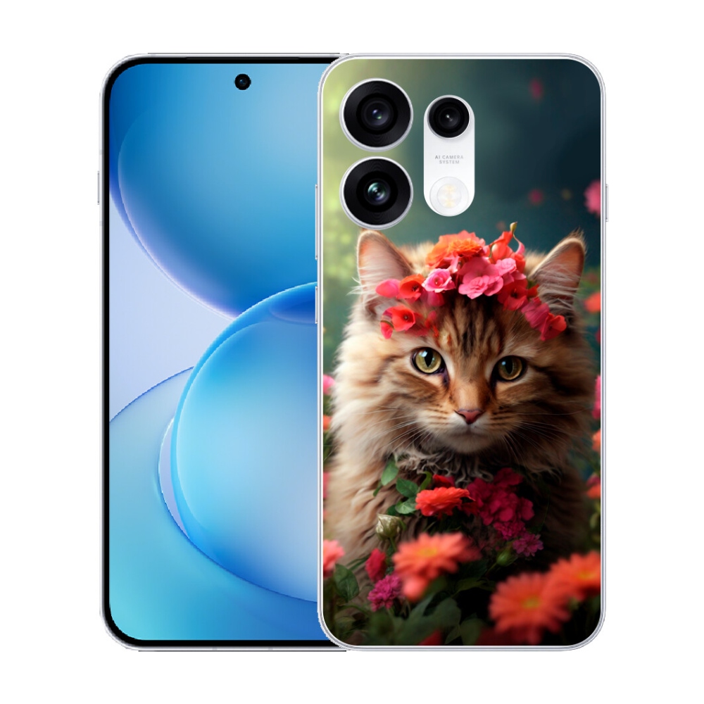 Gélový kryt mmCase na Oppo Reno 16 Pro 5G - mačacia princezná