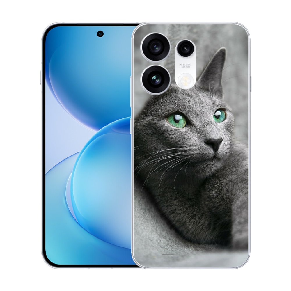 Gélový kryt mmCase na Oppo Reno 16 Pro 5G - mačka 2