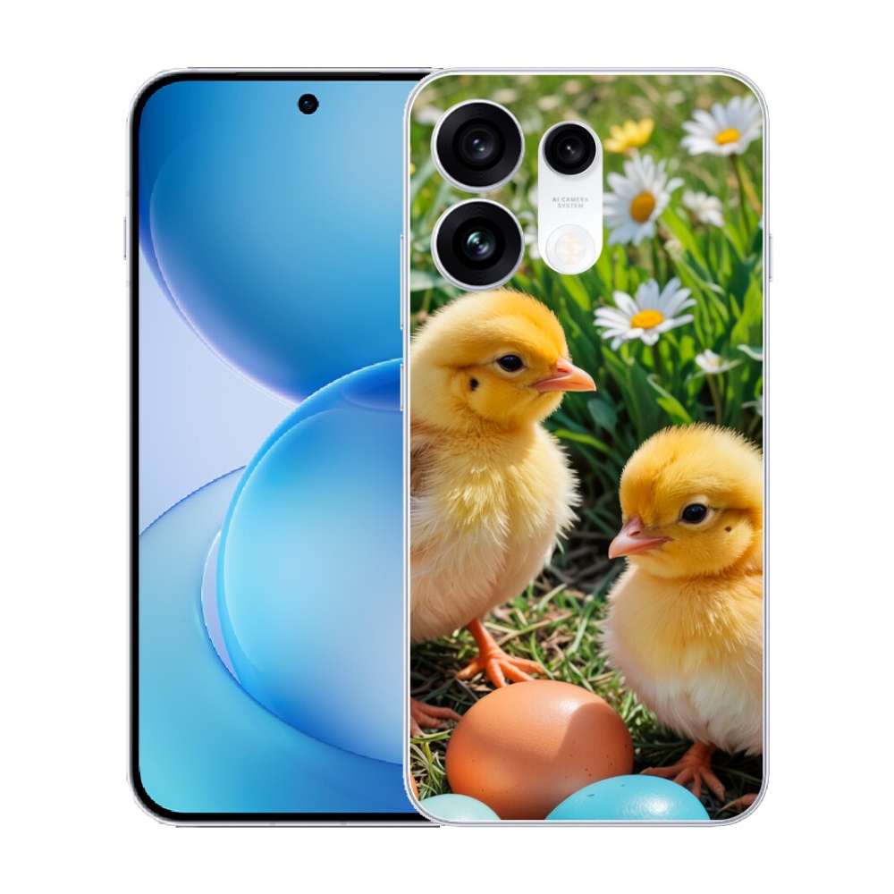 Gélový kryt mmCase na Oppo Reno 16 Pro 5G - kuriatka