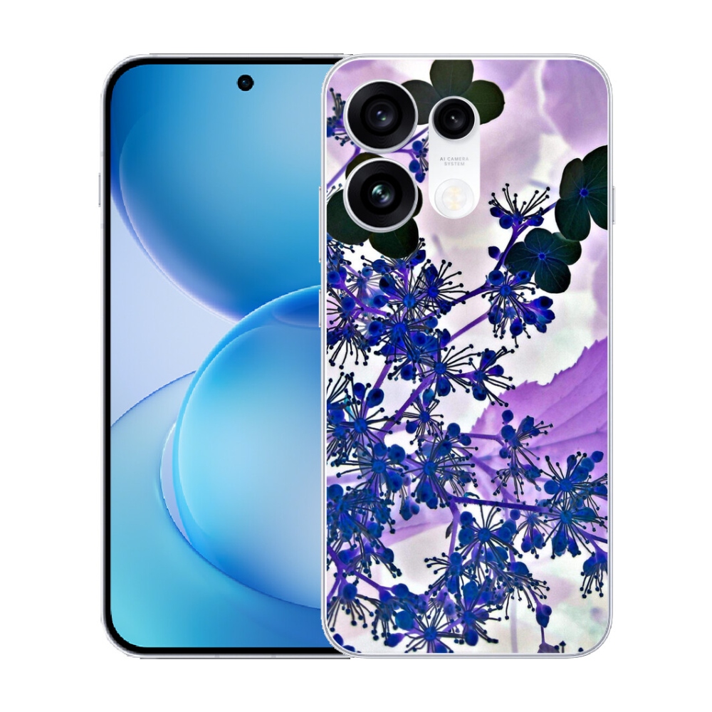 Gélový kryt mmCase na Oppo Reno 16 Pro 5G - kvet hortenzie