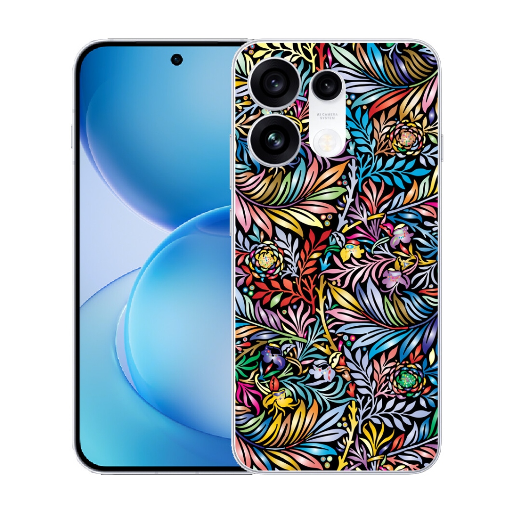 Gélový kryt mmCase na Oppo Reno 16 Pro 5G - kvety 5