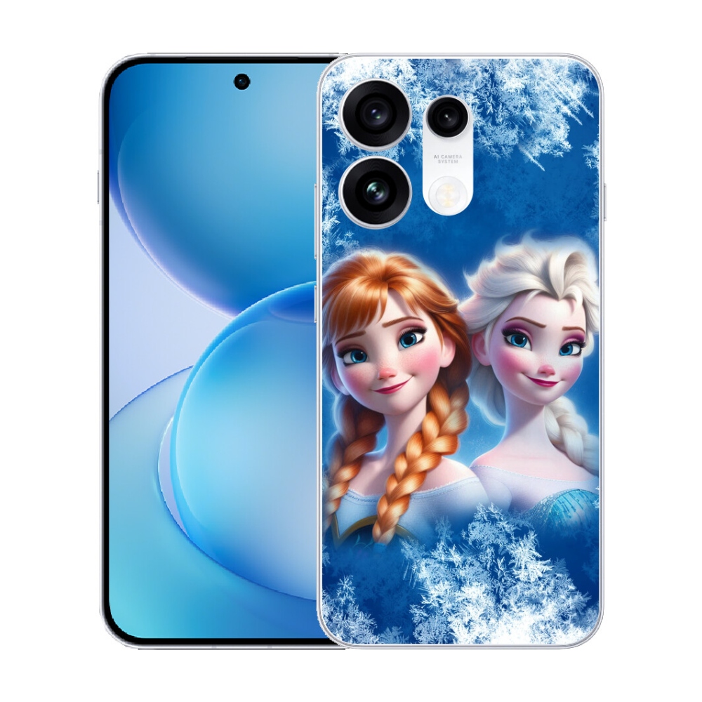 Gélový kryt mmCase na Oppo Reno 16 Pro 5G - ľadové kráľovstvo 2