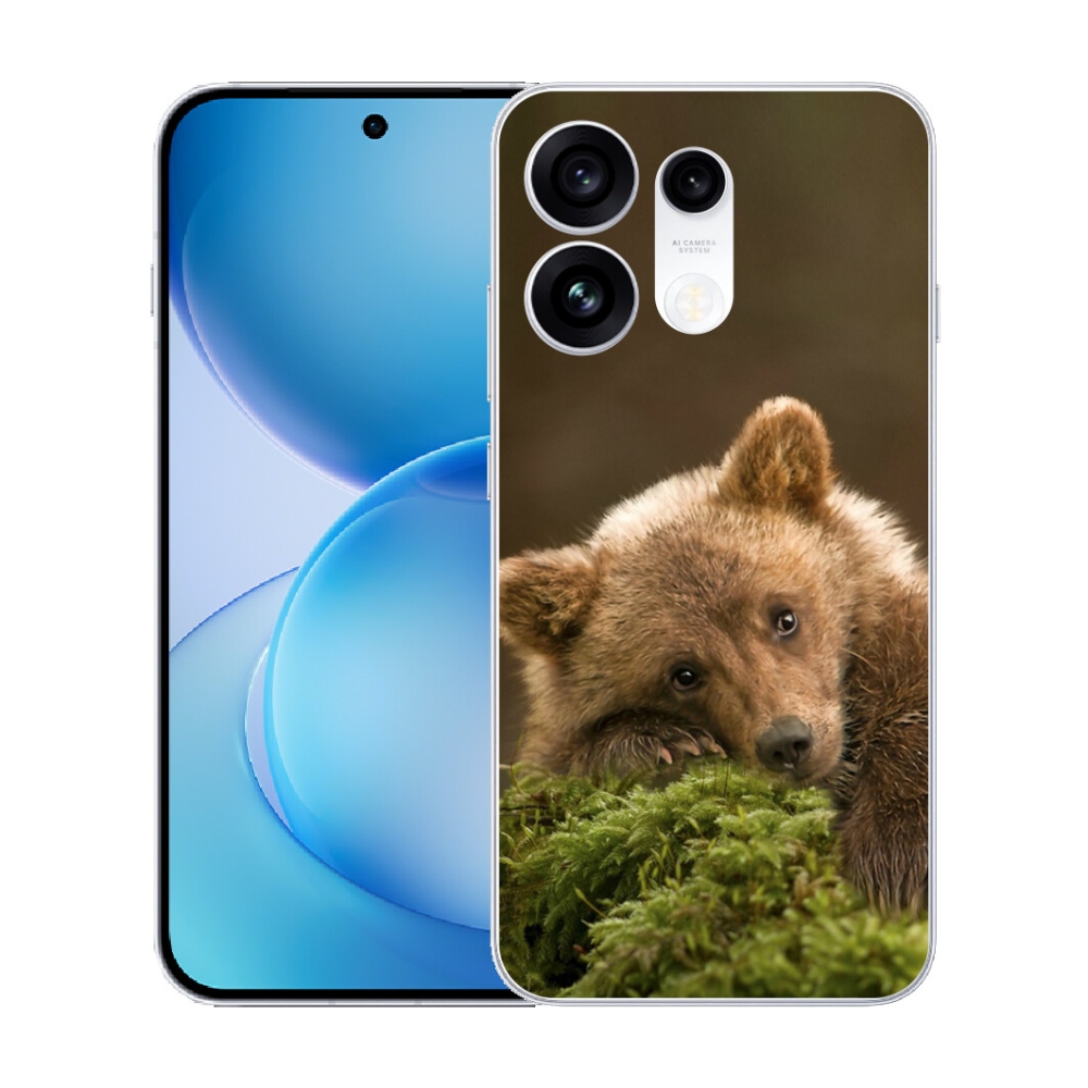 Gélový kryt mmCase na Oppo Reno 16 Pro 5G - medveď
