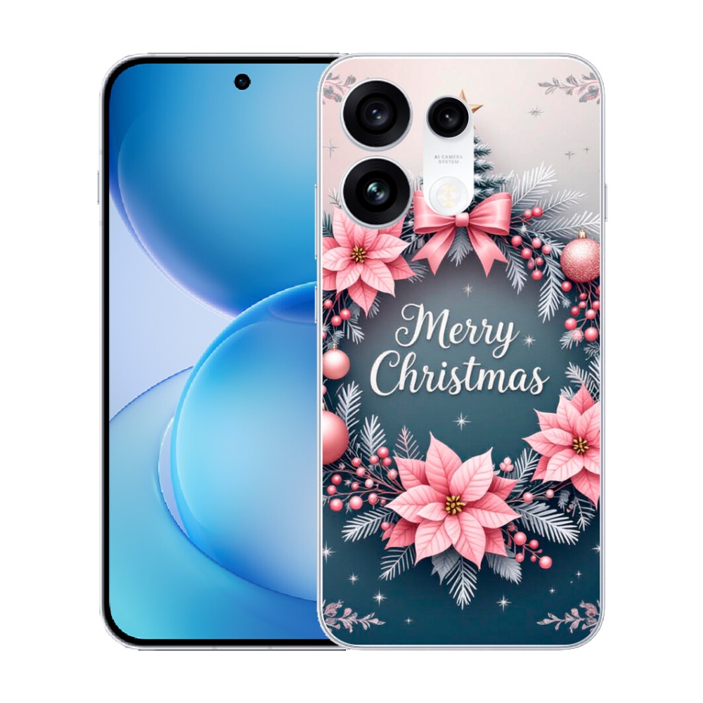 Gélový kryt mmCase na Oppo Reno 16 Pro 5G - merry christmas