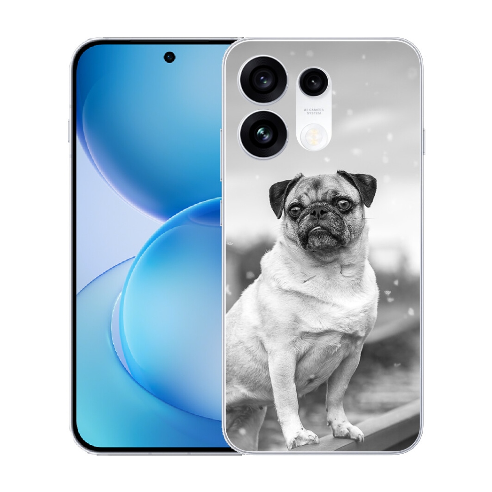 Gélový kryt mmCase na Oppo Reno 16 Pro 5G - mops