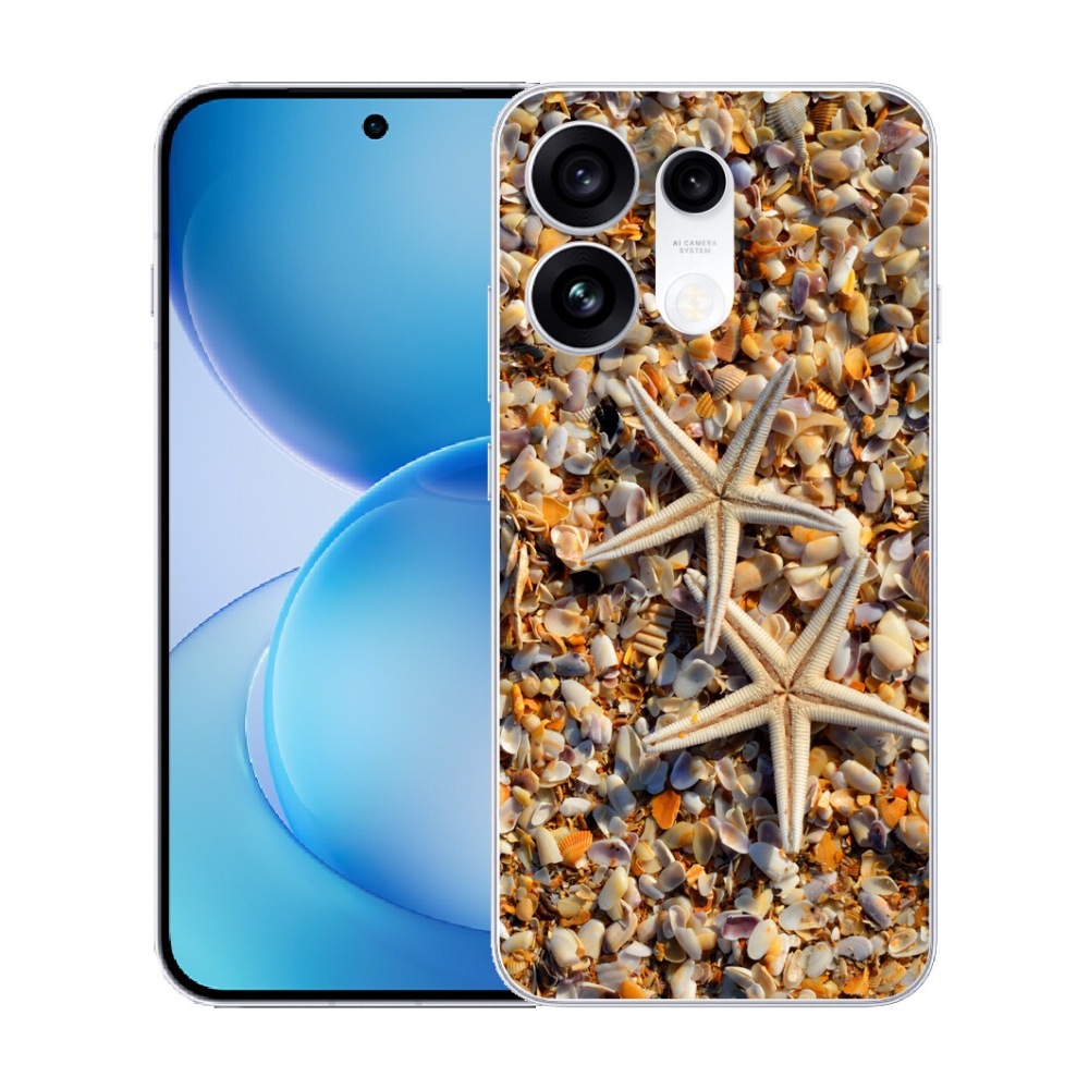 Gélový kryt mmCase na Oppo Reno 16 Pro 5G - morské hviezdice