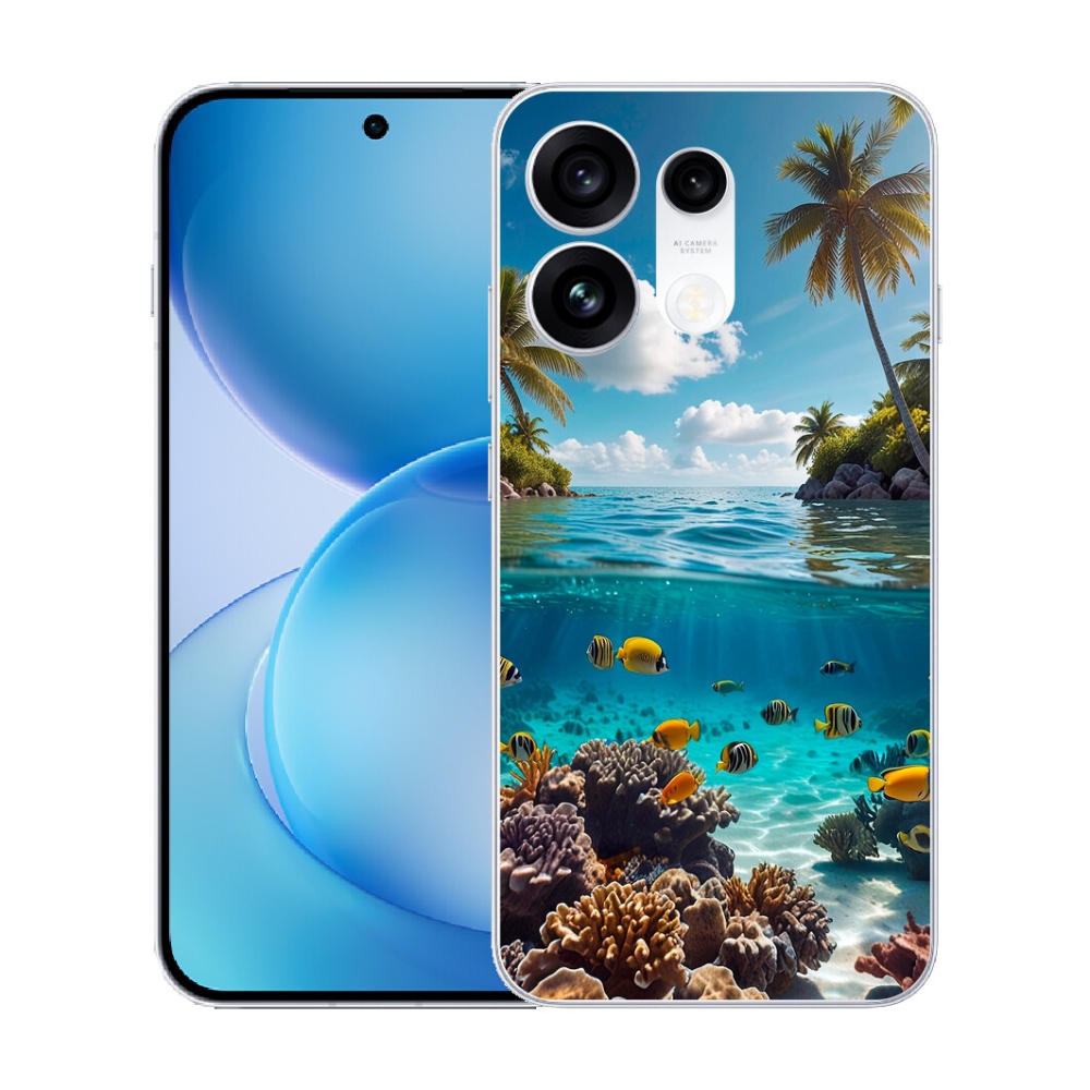 Gélový kryt mmCase na Oppo Reno 16 Pro 5G - morský svet 4