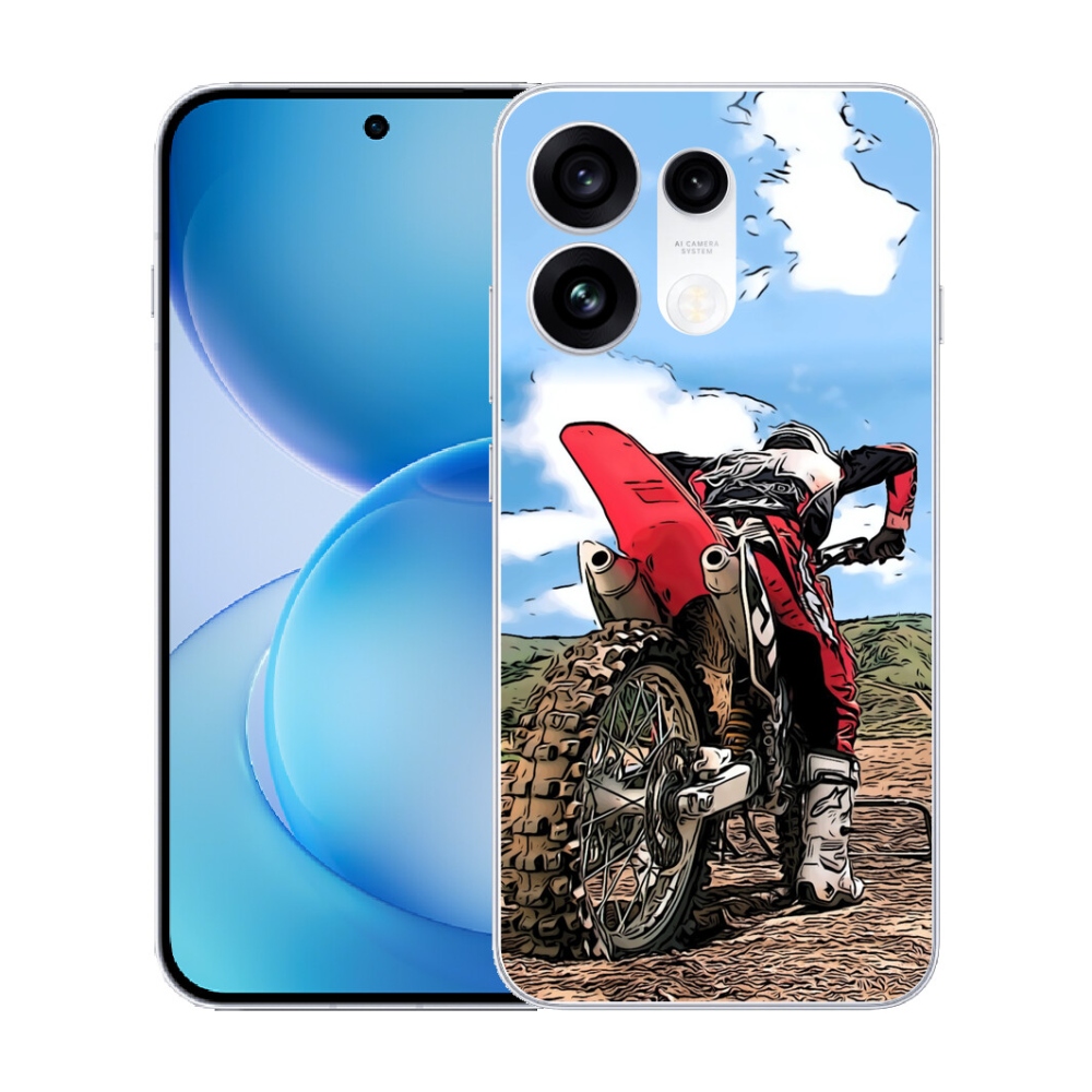 Gélový kryt mmCase na Oppo Reno 16 Pro 5G - moto