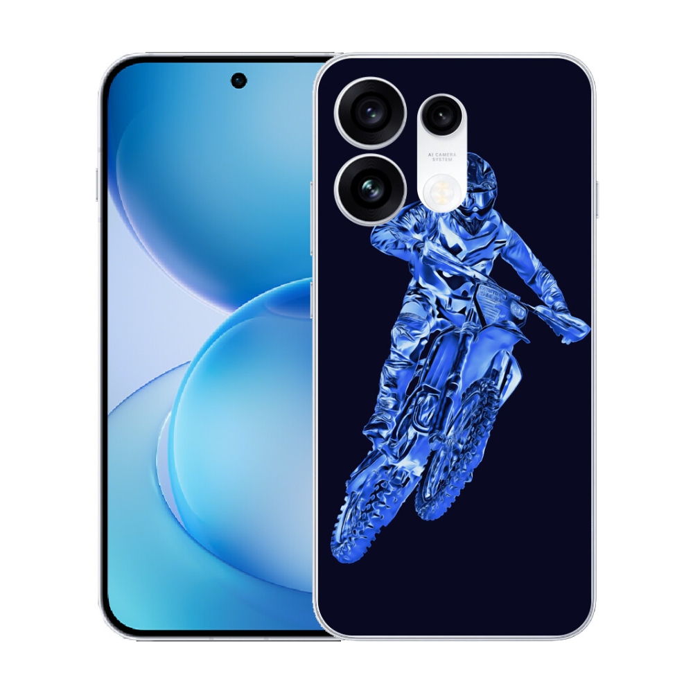 Gélový kryt mmCase na Oppo Reno 16 Pro 5G - motocross 1
