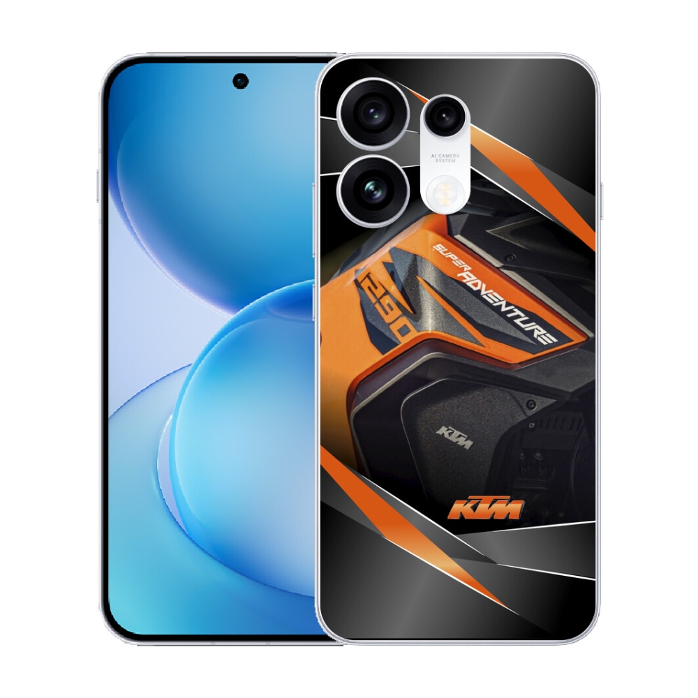 Gélový kryt mmCase na Oppo Reno 16 Pro 5G - motorka ktm