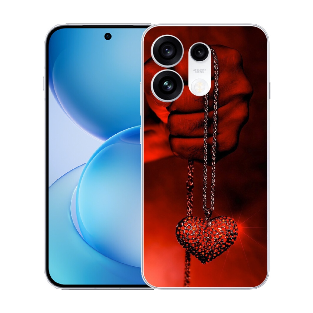 Gélový kryt mmCase na Oppo Reno 16 Pro 5G - náhrdelník