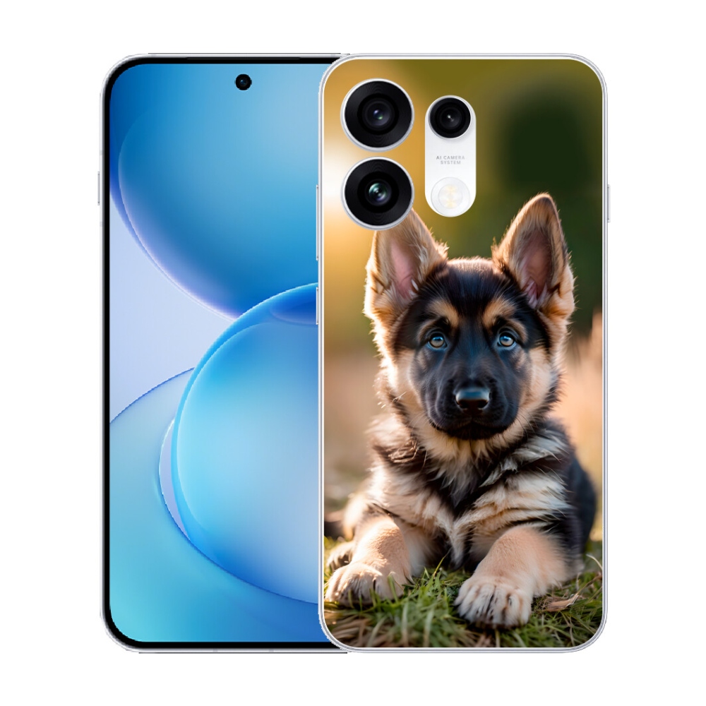 Gélový kryt mmCase na Oppo Reno 16 Pro 5G - nemecký ovčiak v prírode