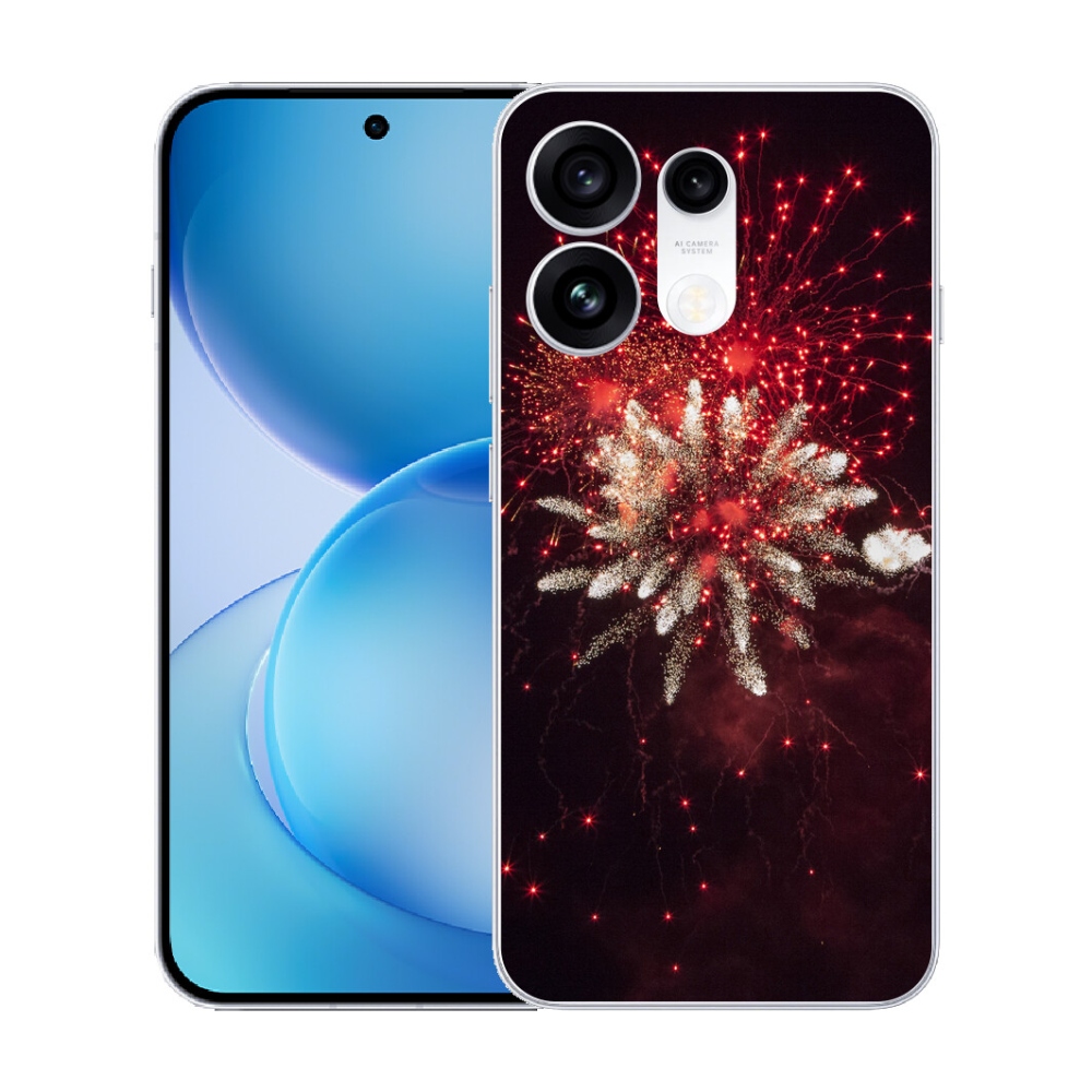 Gélový kryt mmCase na Oppo Reno 16 Pro 5G - ohňostroj
