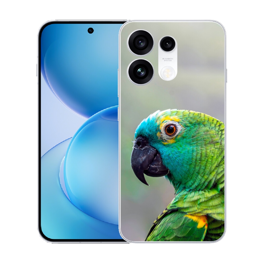 Gélový kryt mmCase na Oppo Reno 16 Pro 5G - papagáj amazoňan