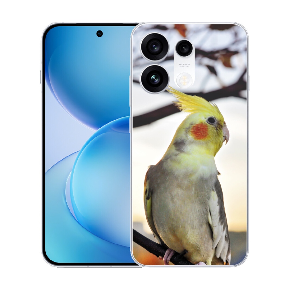 Gélový kryt mmCase na Oppo Reno 16 Pro 5G - papagáj korela
