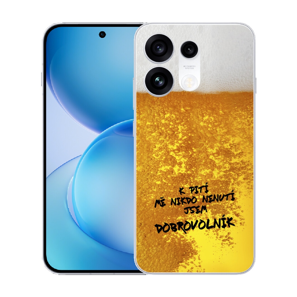 Gélový kryt mmCase na Oppo Reno 16 Pro 5G - pivný motív 4