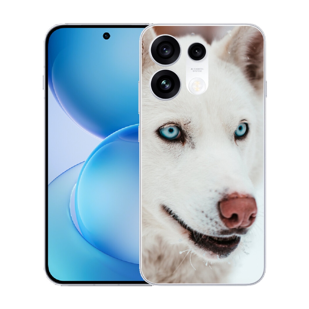 Gélový kryt mmCase na Oppo Reno 16 Pro 5G - psí pohľad