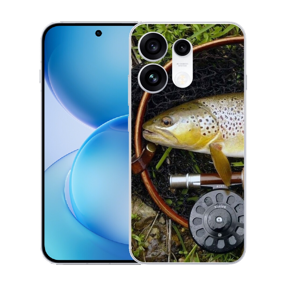 Gélový kryt mmCase na Oppo Reno 16 Pro 5G - pstruh 2