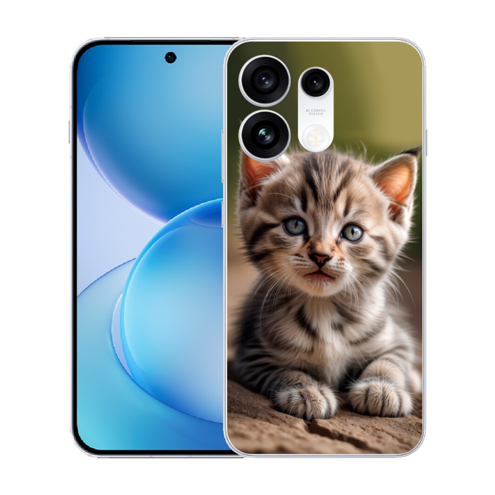 Gélový kryt mmCase na Oppo Reno 16 Pro 5G - roztomilé mačiatko 9