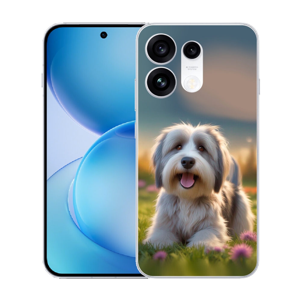 Gélový kryt mmCase na Oppo Reno 16 Pro 5G - roztomilý havanský psík