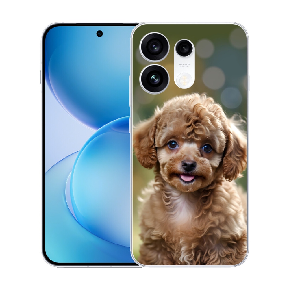 Gélový kryt mmCase na Oppo Reno 16 Pro 5G - roztomilý pudel