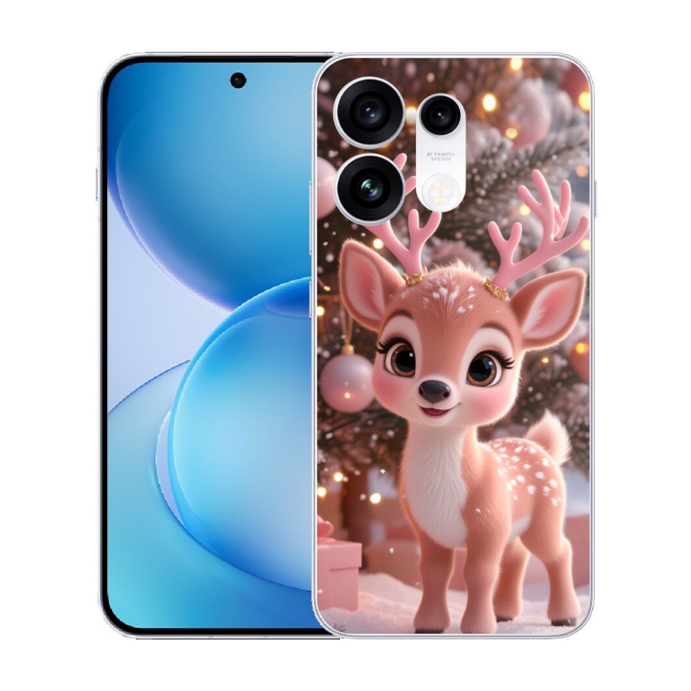 Gélový kryt mmCase na Oppo Reno 16 Pro 5G - roztomilý sob