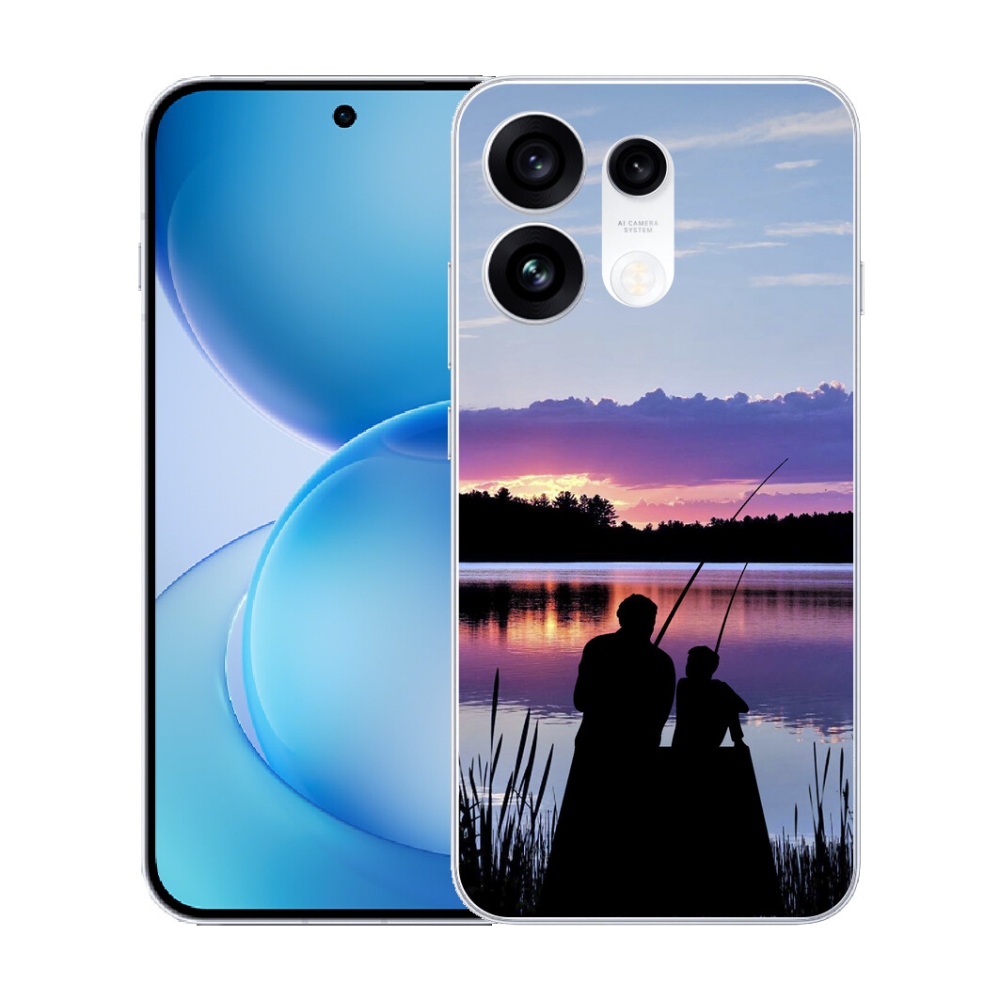 Gélový kryt mmCase na Oppo Reno 16 Pro 5G - rybárčenie 2