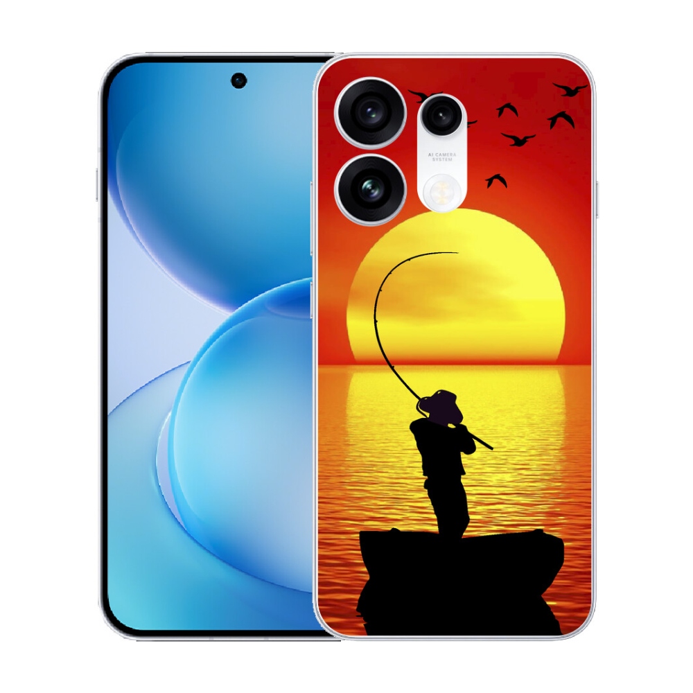 Gélový kryt mmCase na Oppo Reno 16 Pro 5G - rybárčenie