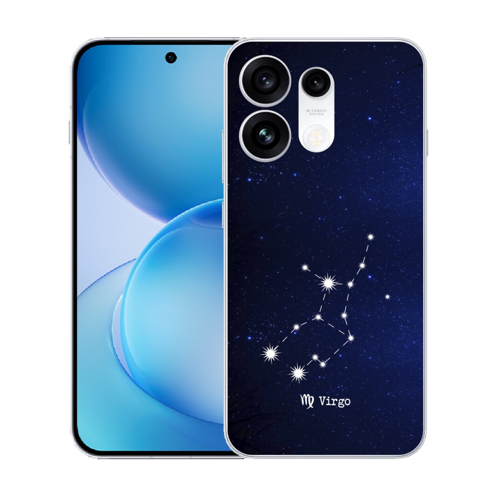 Gélový kryt mmCase na Oppo Reno 16 Pro 5G - súhvezdie Panny
