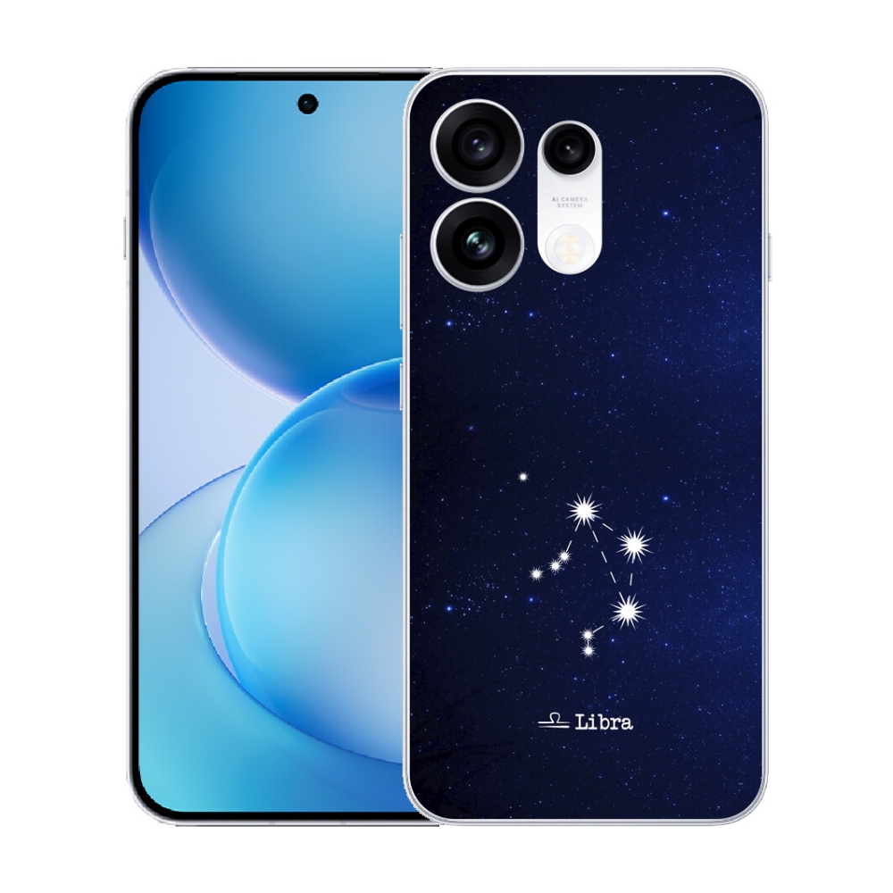 Gélový kryt mmCase na Oppo Reno 16 Pro 5G - súhvezdie Váhy