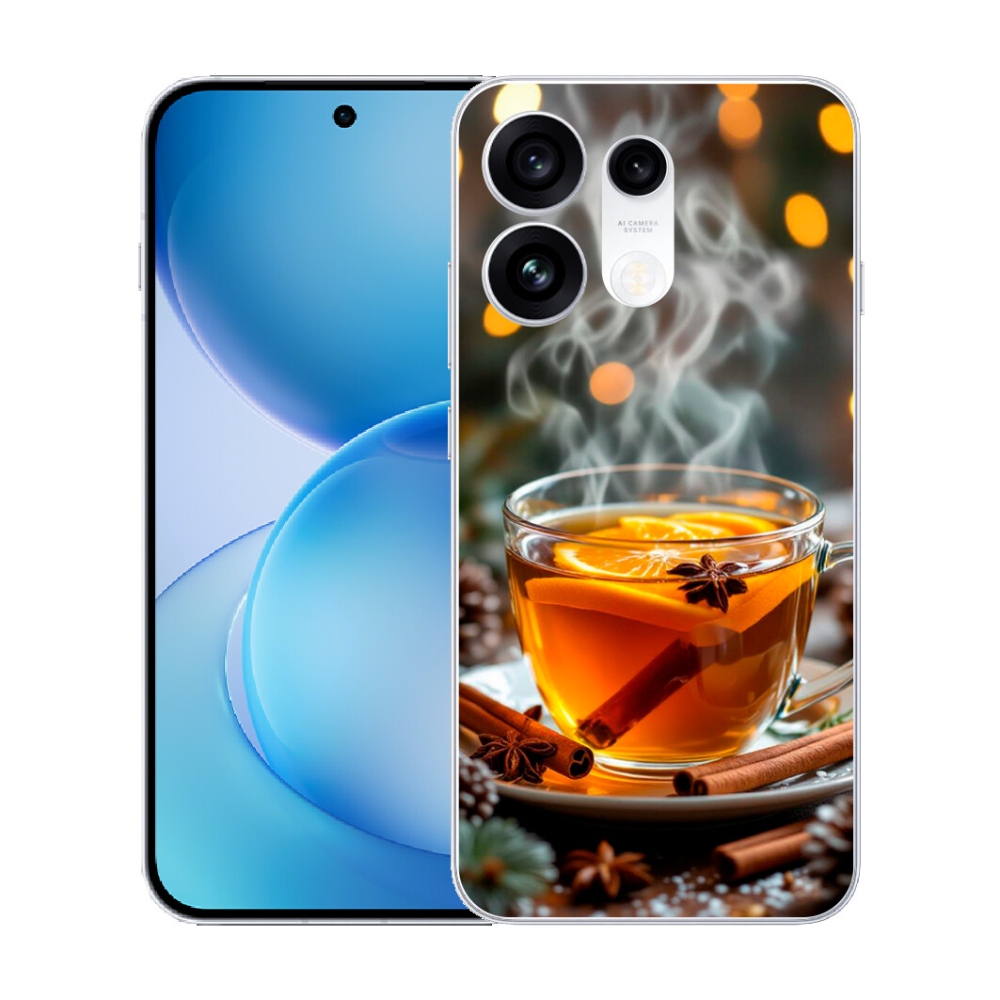 Gélový kryt mmCase na Oppo Reno 16 Pro 5G - vianočný punč