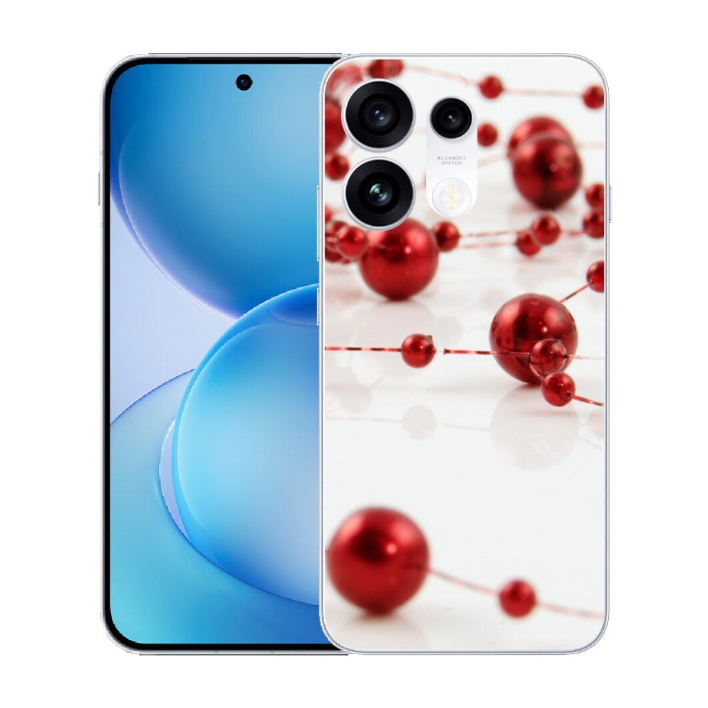 Gélový kryt mmCase na Oppo Reno 16 Pro 5G - vianočná reťaz