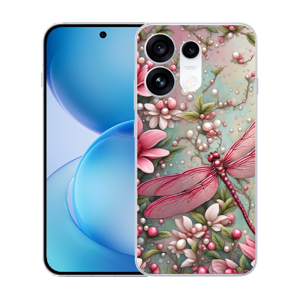 Gélový kryt mmCase na Oppo Reno 16 Pro 5G - vážka