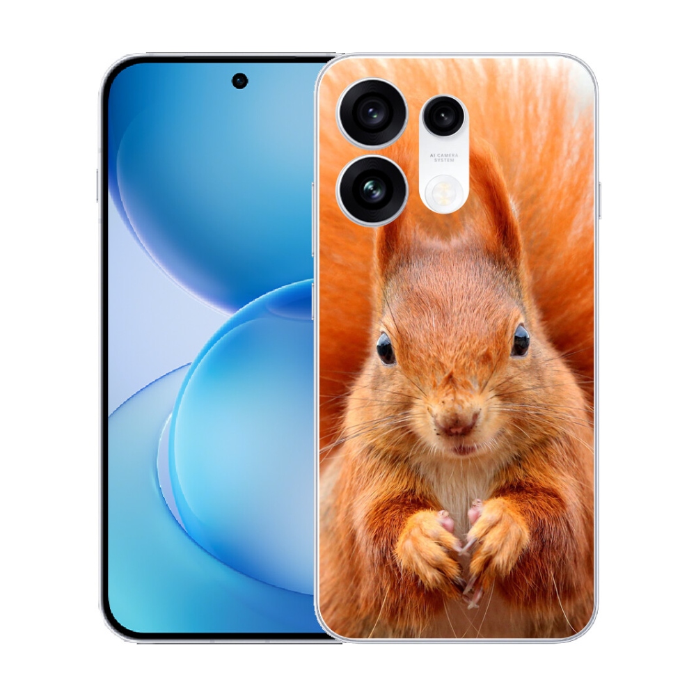 Gélový kryt mmCase na Oppo Reno 16 Pro 5G - veverička