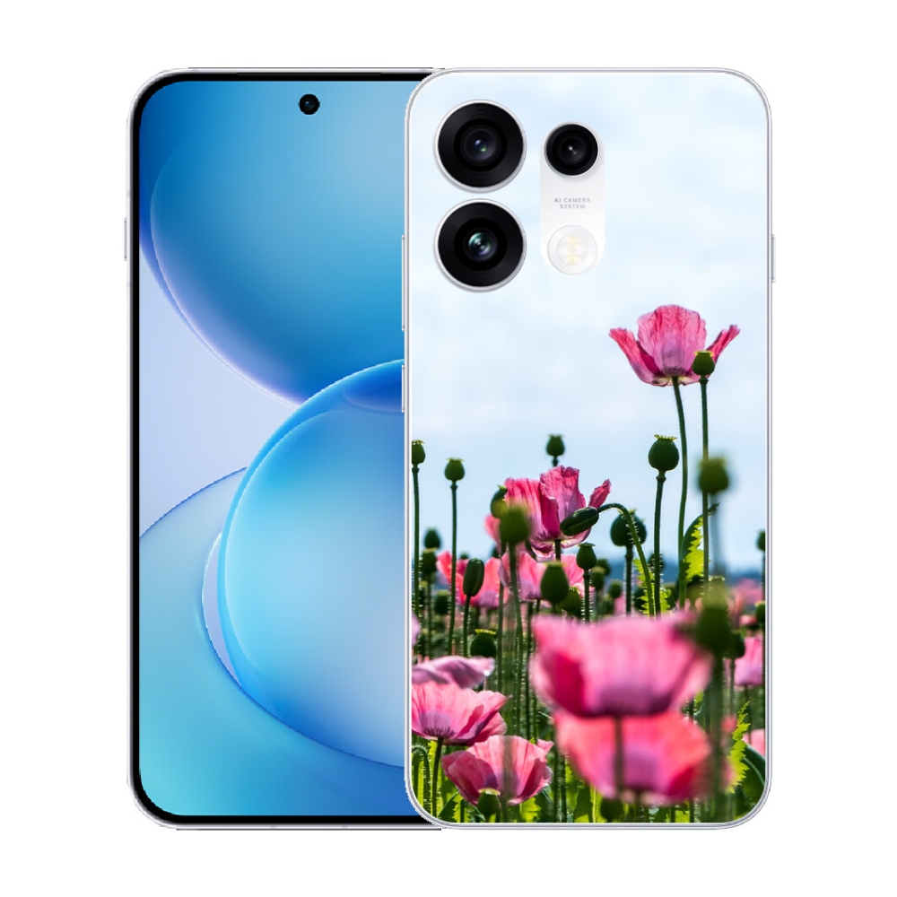 Gélový kryt mmCase na Oppo Reno 16 Pro 5G - vlčí mak