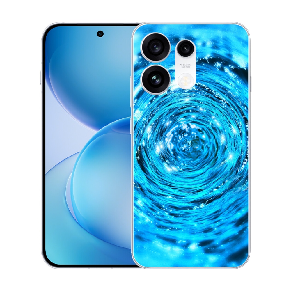 Gélový kryt mmCase na Oppo Reno 16 Pro 5G - vodný vír