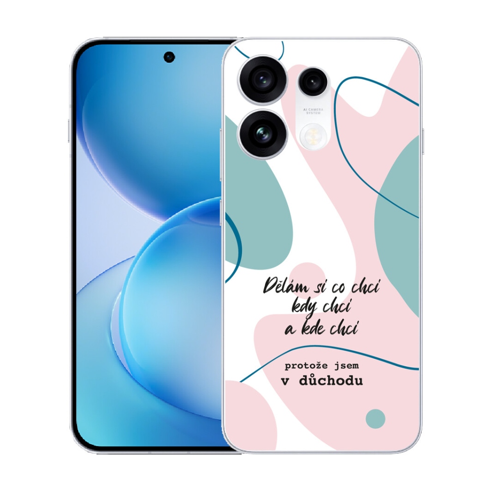 Gélový kryt mmCase na Oppo Reno 16 Pro 5G - vtipný text 10 biele pozadie