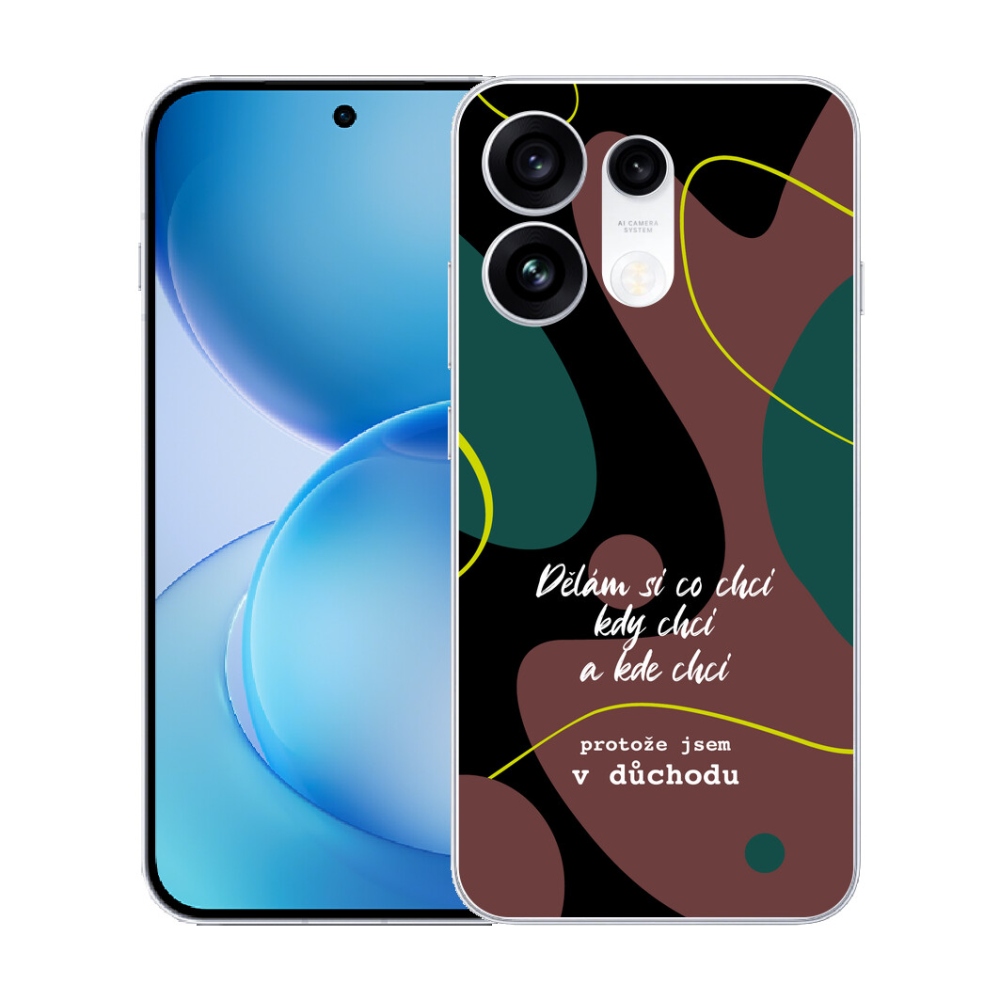 Gélový kryt mmCase na Oppo Reno 16 Pro 5G - vtipný text 10 čierne pozadie